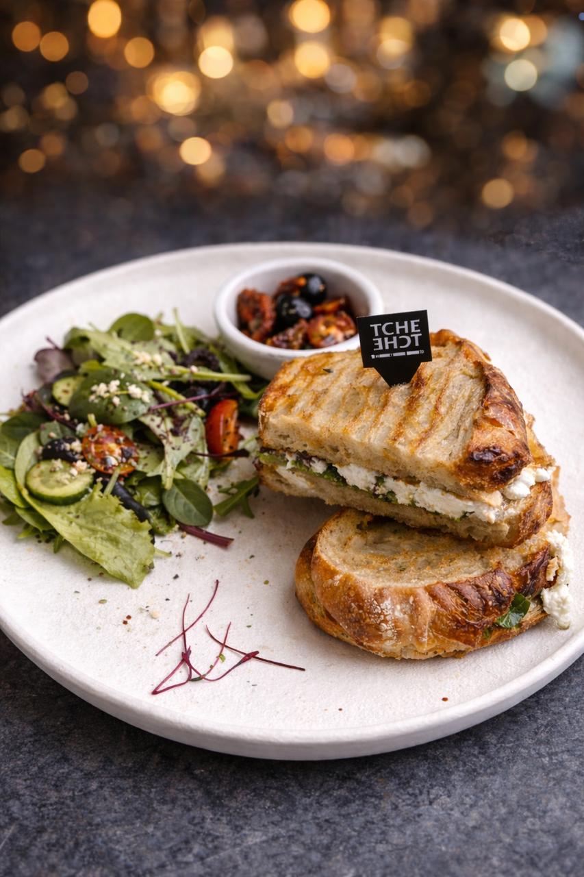     Mediterranean Pesto Toast
